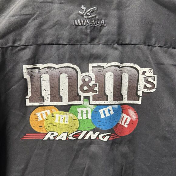 Chase Authentic NASCAR M&M Elliott Sadler Button Up Shirt Size XL - Picture 6 of 7